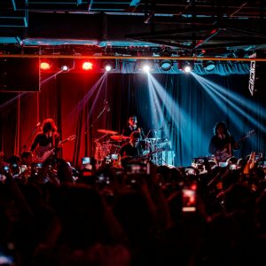 band performing on stage